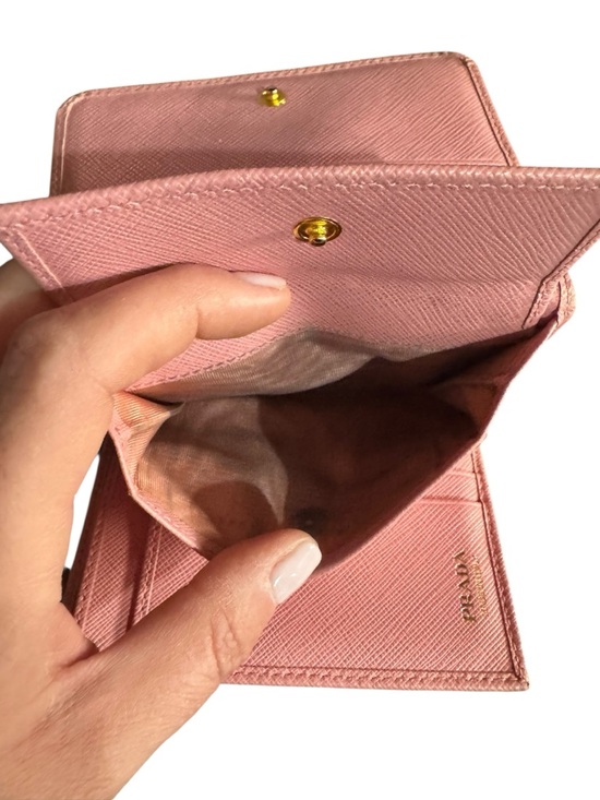 💖 PRADA Pink Compact Wallet | Gold Hardware 💖 - Picture 12 of 14